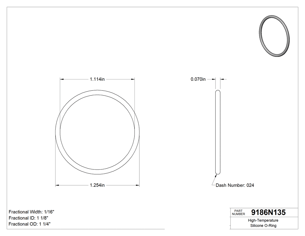 Technical drawing - 9186N135